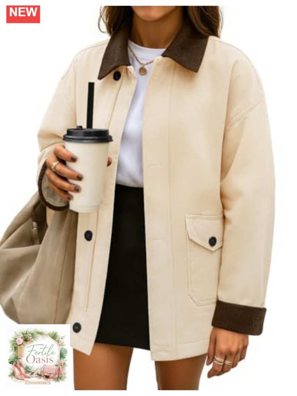 Lightweight Cotton Casual Loose Fit Barn Jacket